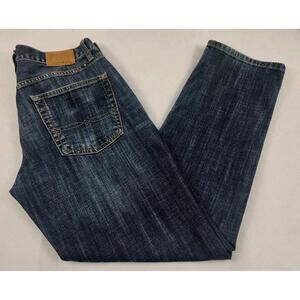 Lucky Brand Mens 32x30 Blue Jeans 221 Straight Fit Distressed